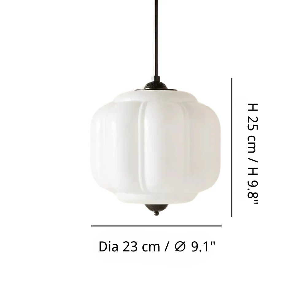 Eloise pendant size specification