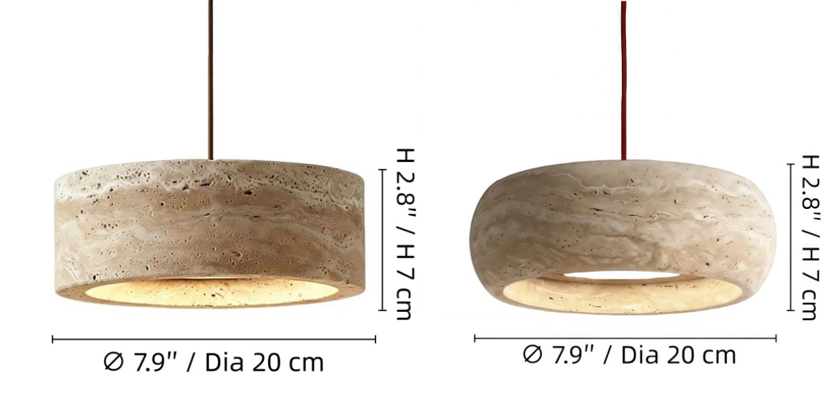 Schéma des dimensions de la suspension Kairis
