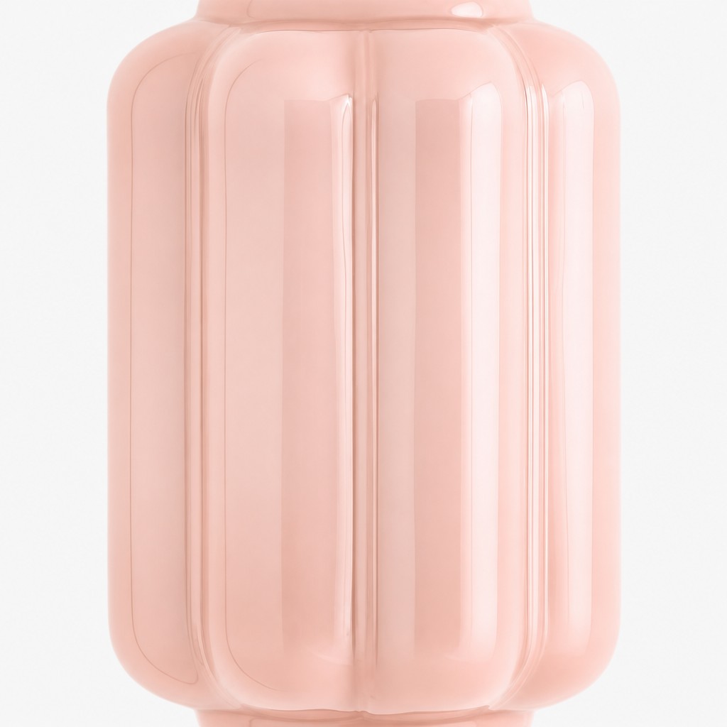 Eloise pink glass shade detail
