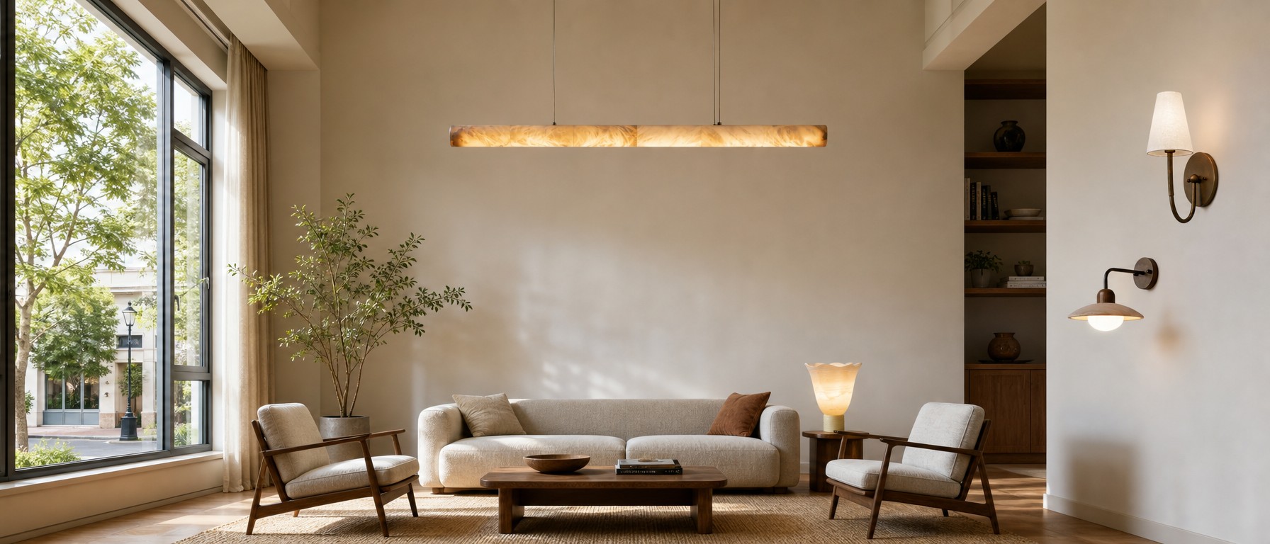 Discra Collection lighting in a living room