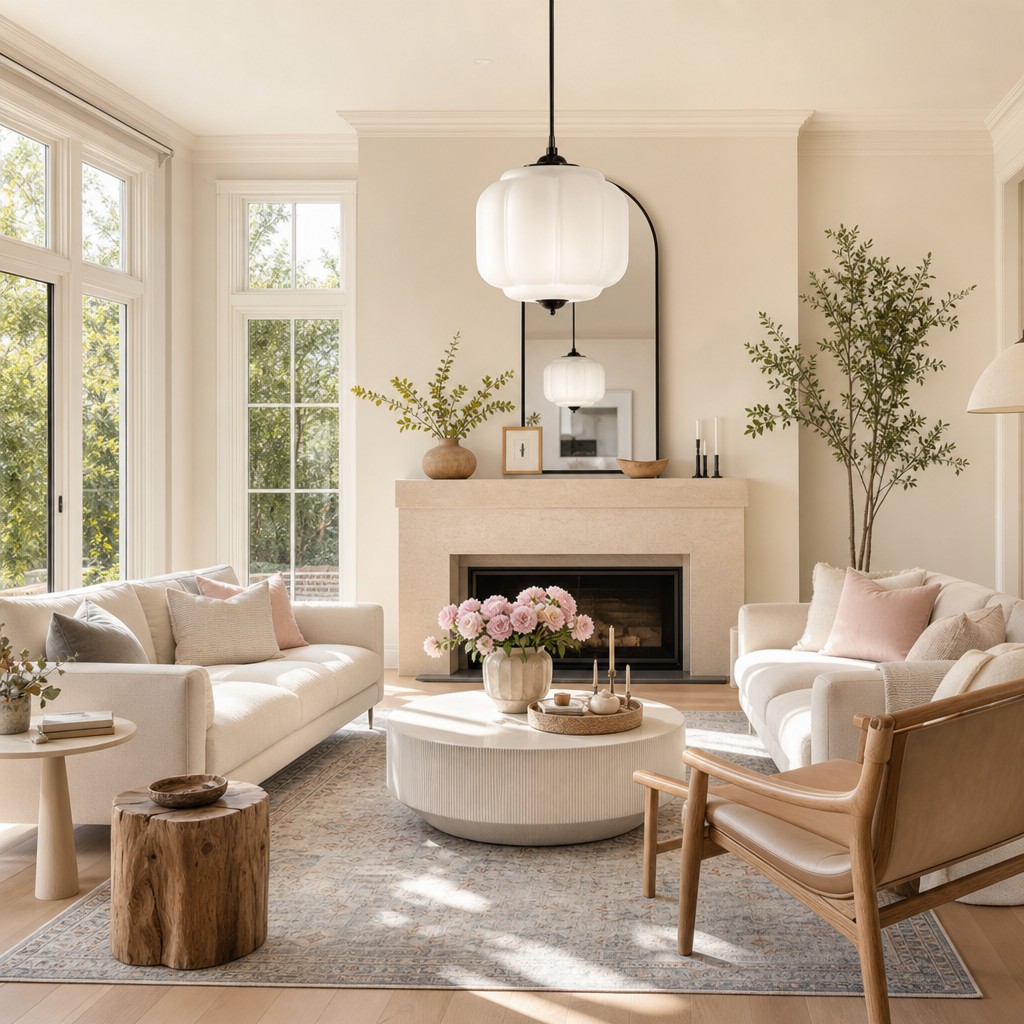 Eloise pendant in a bright sitting room