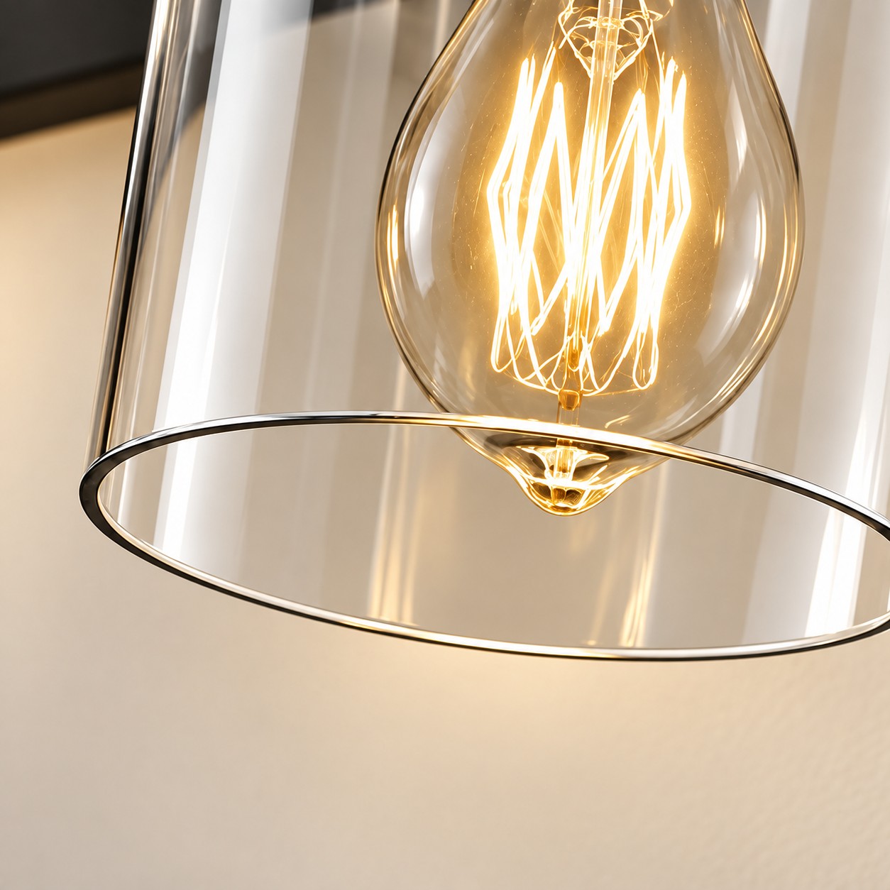 Glass Bathroom Vanity Light with one to six lights and a metal wall bar