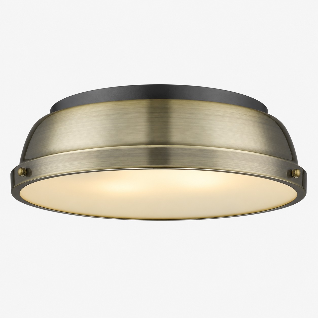 Metal Flush Ceiling Light with a 14-inch diameter and colour choices