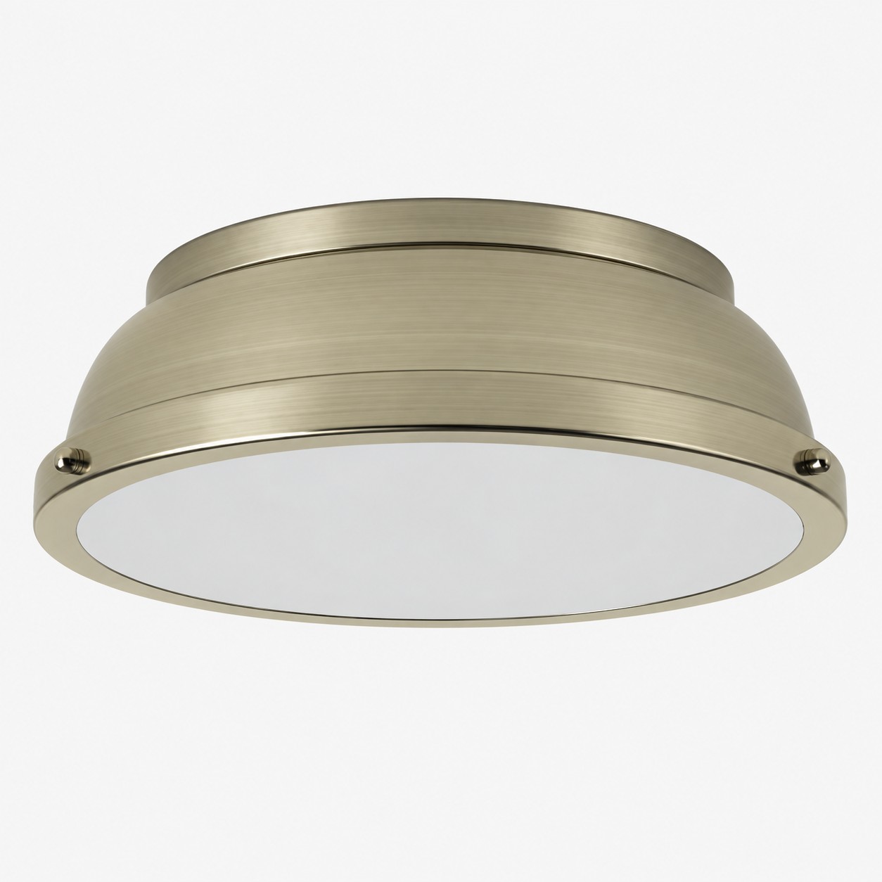 Metal Flush Ceiling Light with a 14-inch diameter and colour choices