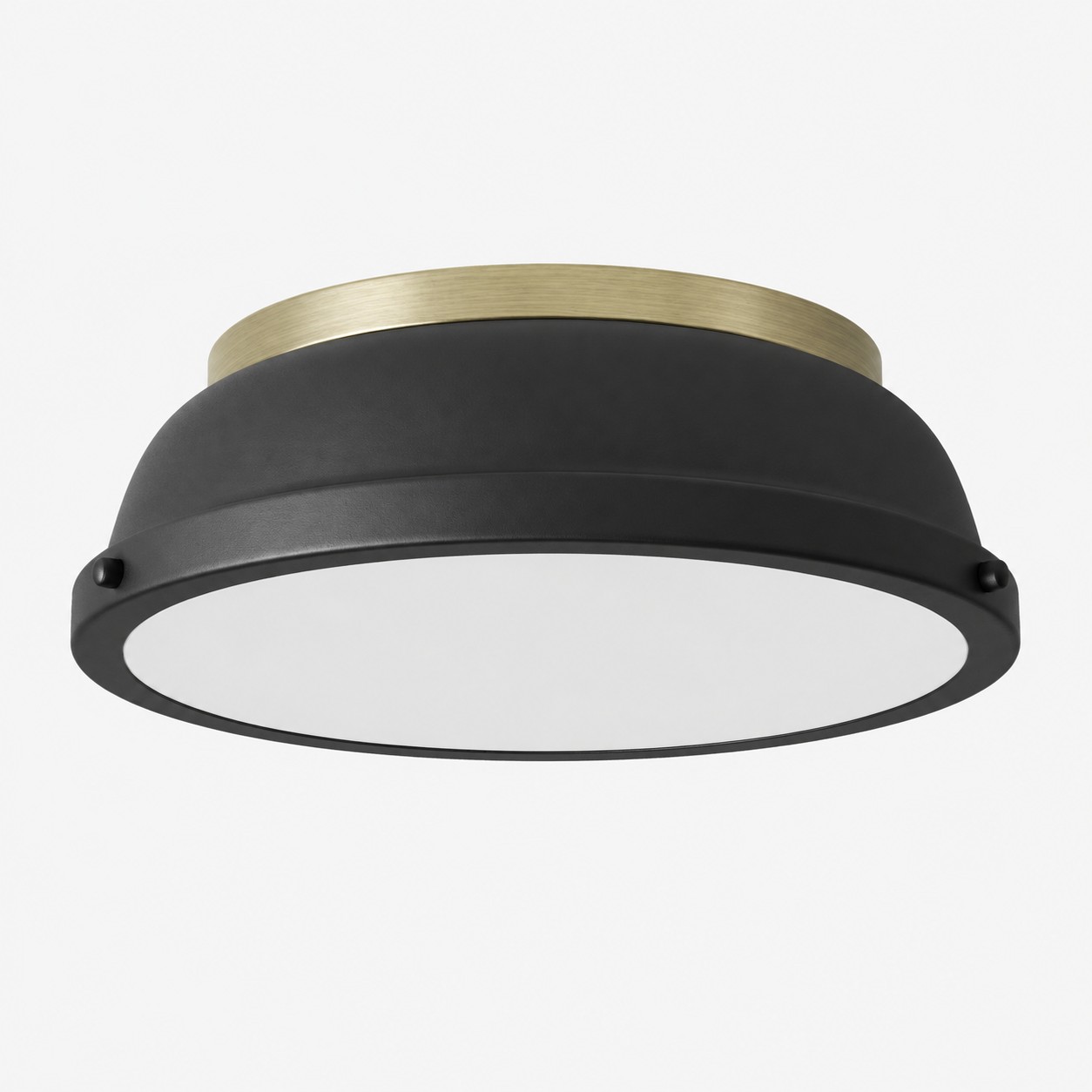 Metal Flush Ceiling Light with a 14-inch diameter and colour choices