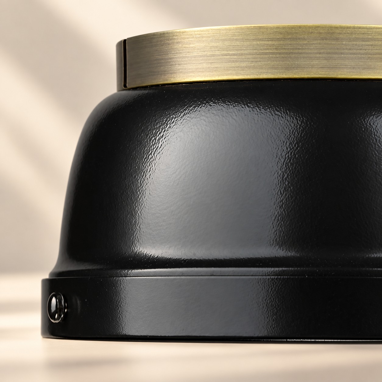 Metal Flush Ceiling Light with a 14-inch diameter and colour choices