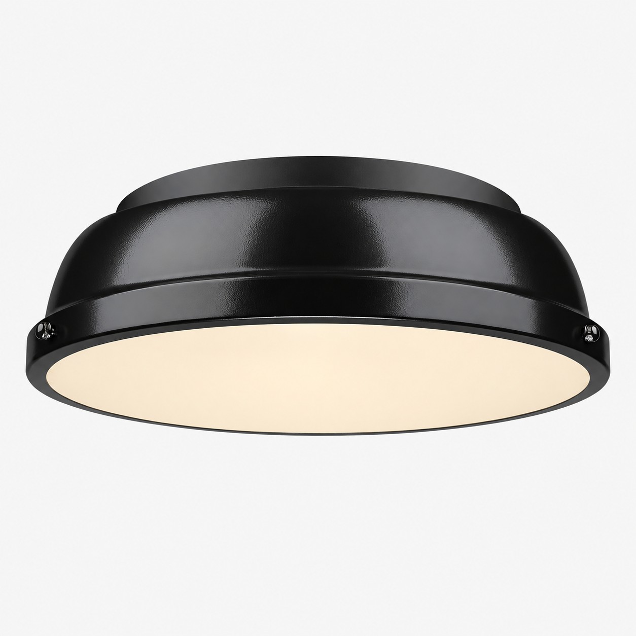 Metal Flush Ceiling Light with a 14-inch diameter and colour choices