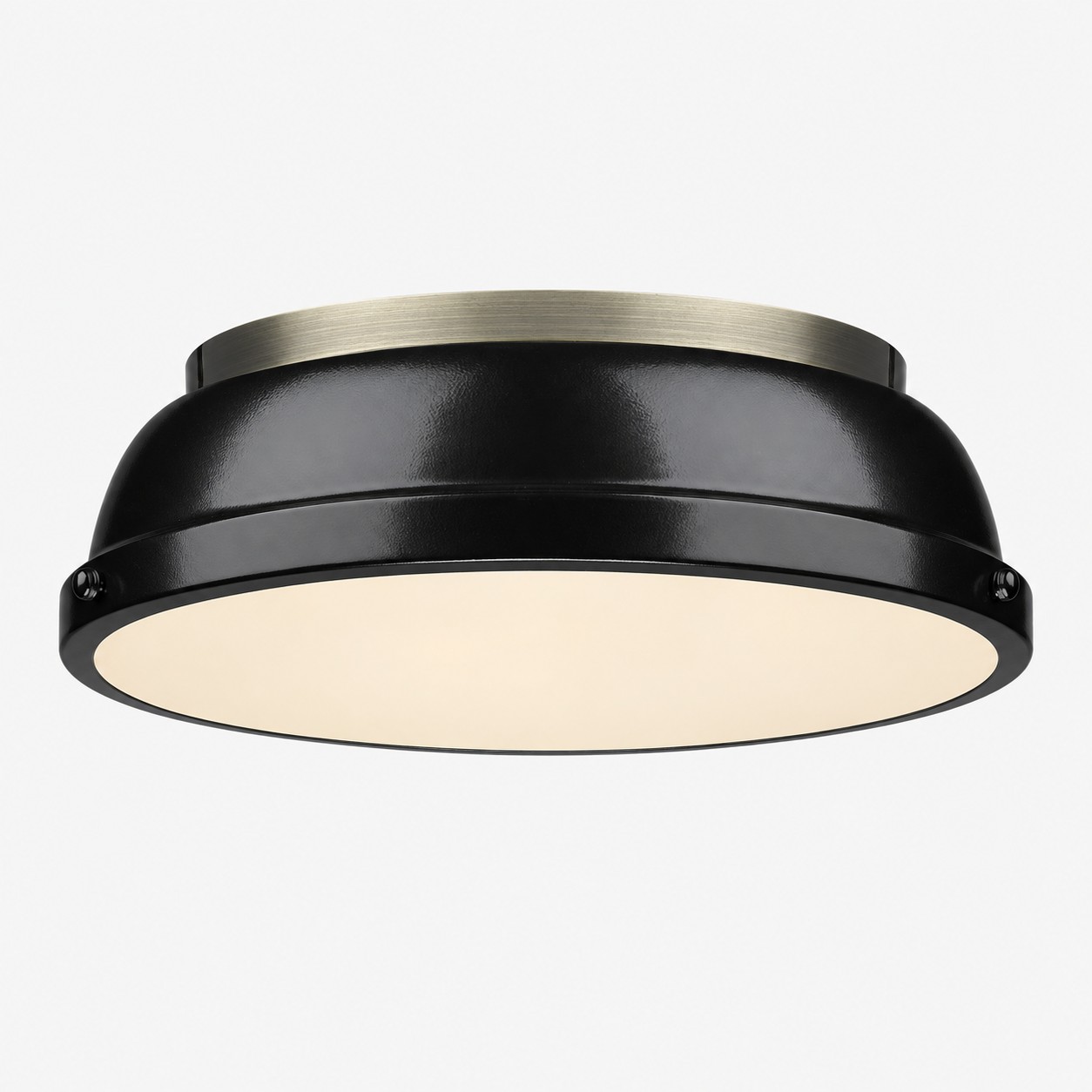 Metal Flush Ceiling Light with a 14-inch diameter and colour choices