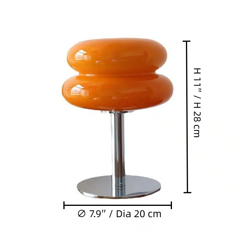Ripple glass wall sconce size diagram