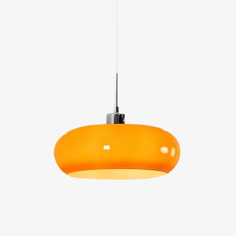 Burnt Orange Cirren pendant light finish