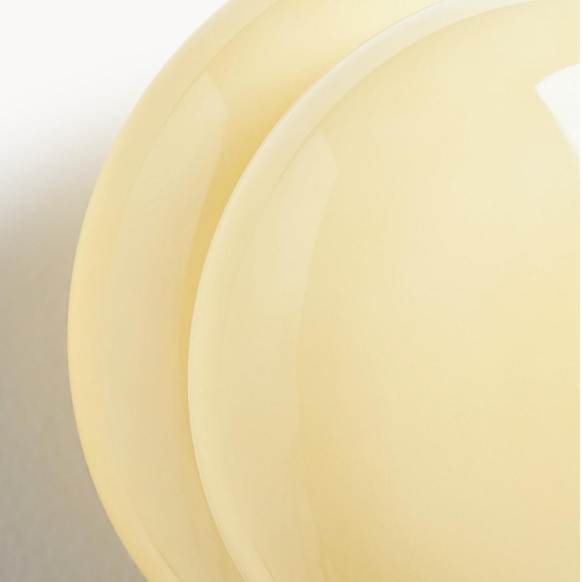 Opal glass lamp detail