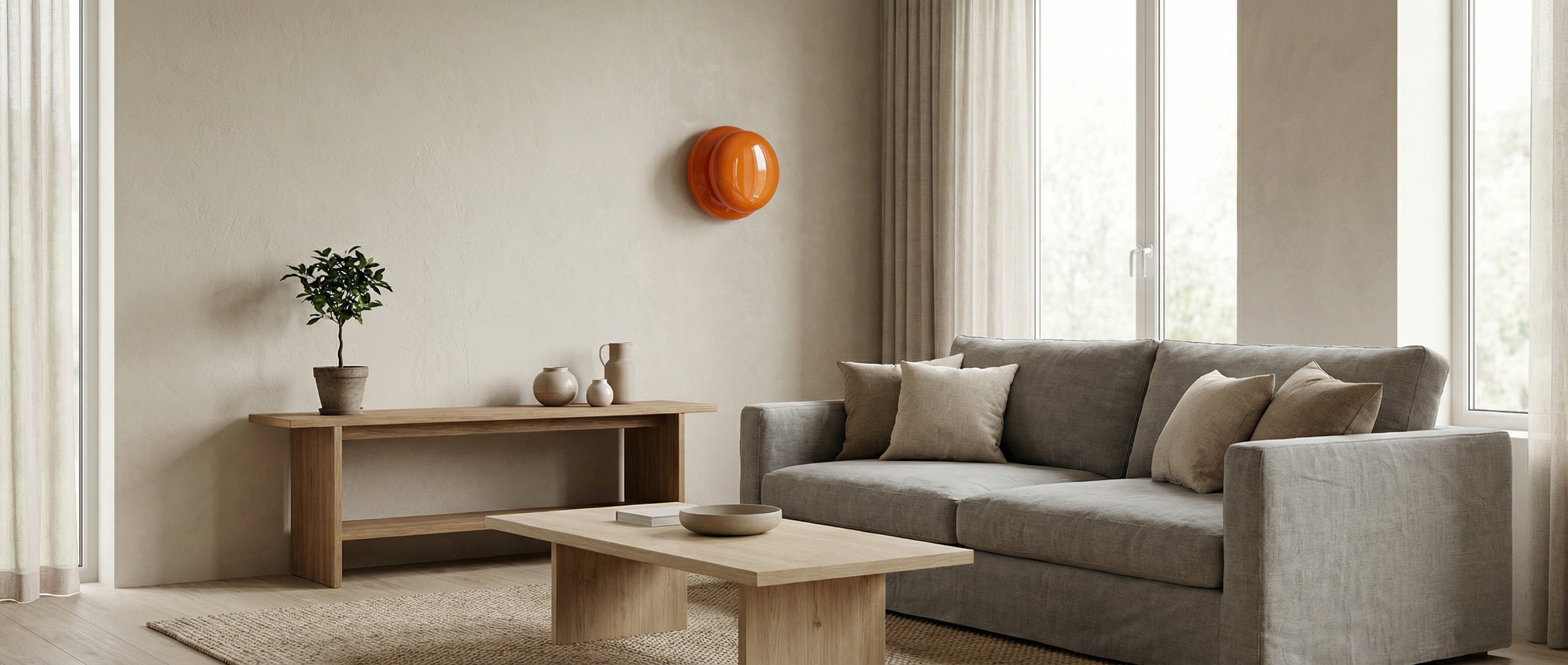 Cirren wall sconce in a styled interior