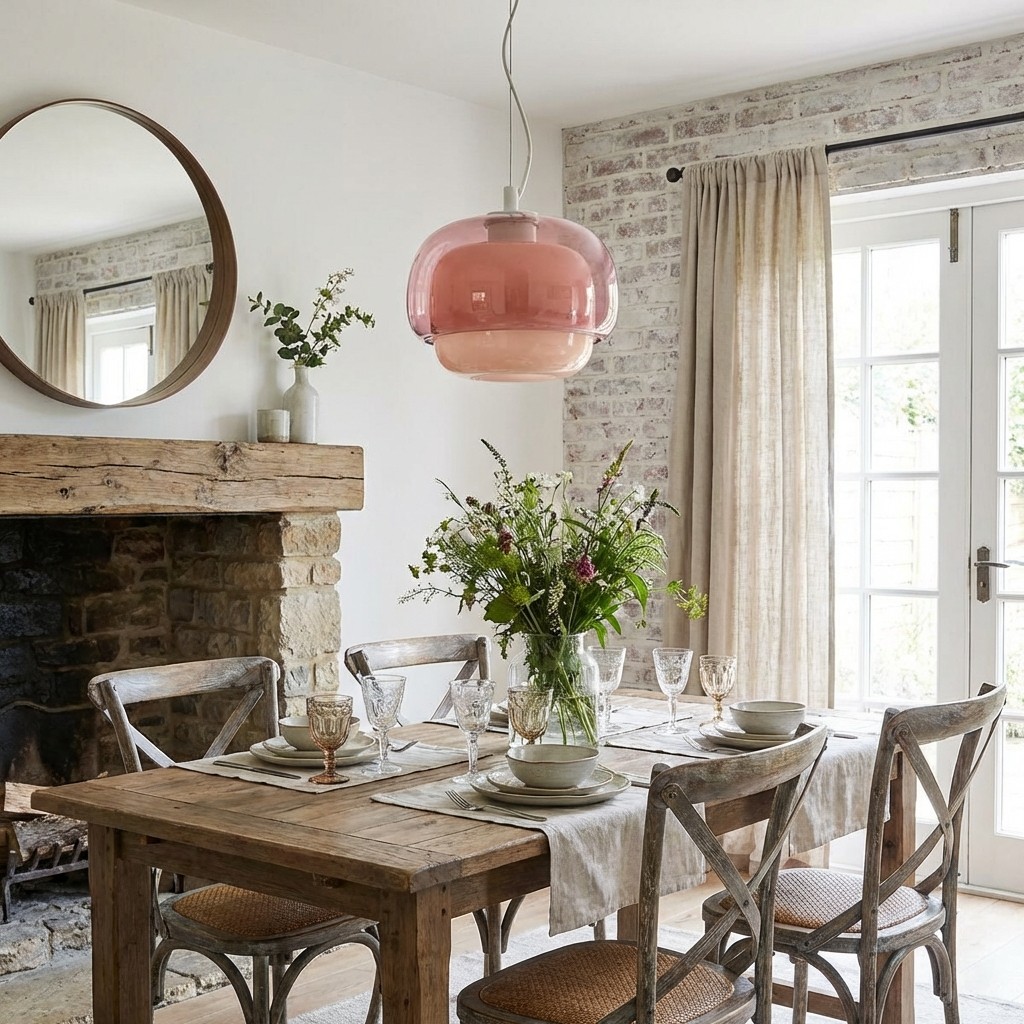 Clinco pendant light above a dining table
