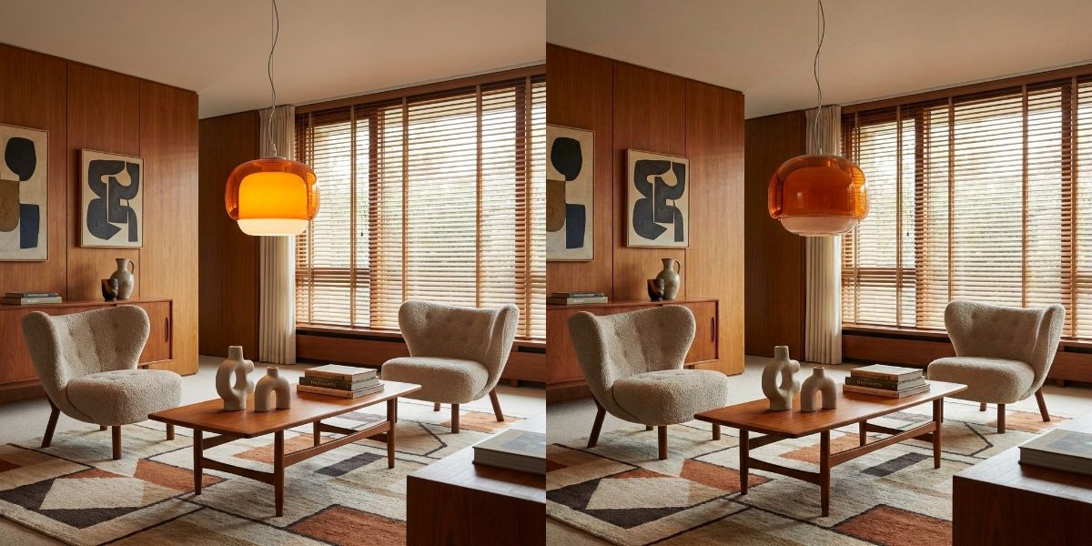 Clinco pendant light comparison in living room