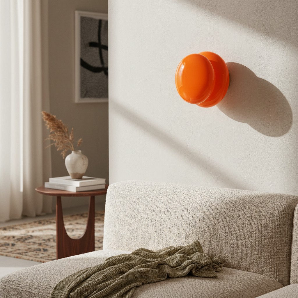 Orange Cirren wall sconce