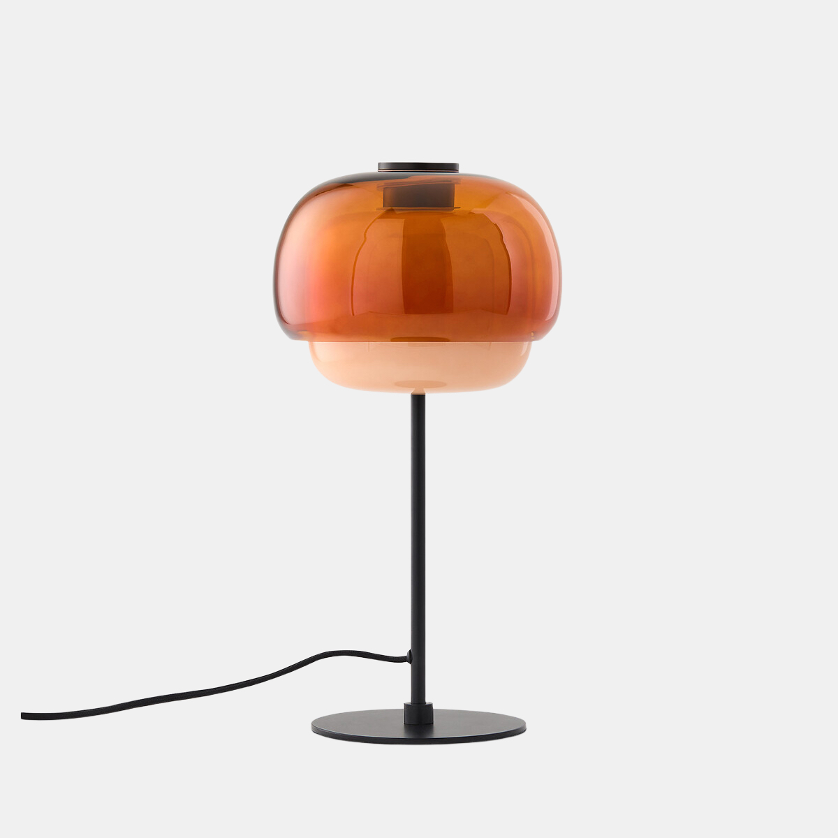 Clinco Double Mushroom Glass Table Lamp