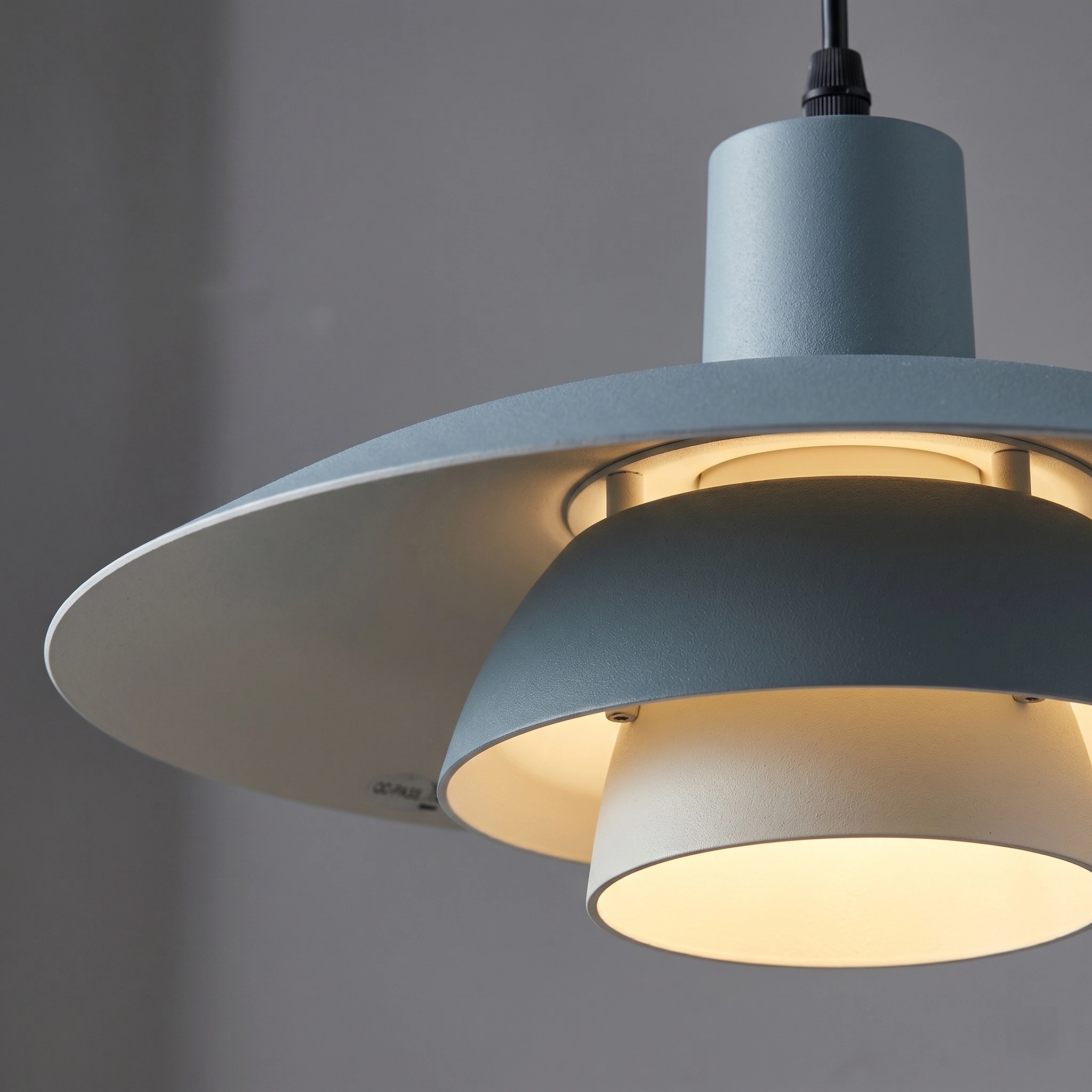 Layera pendant light shade close-up