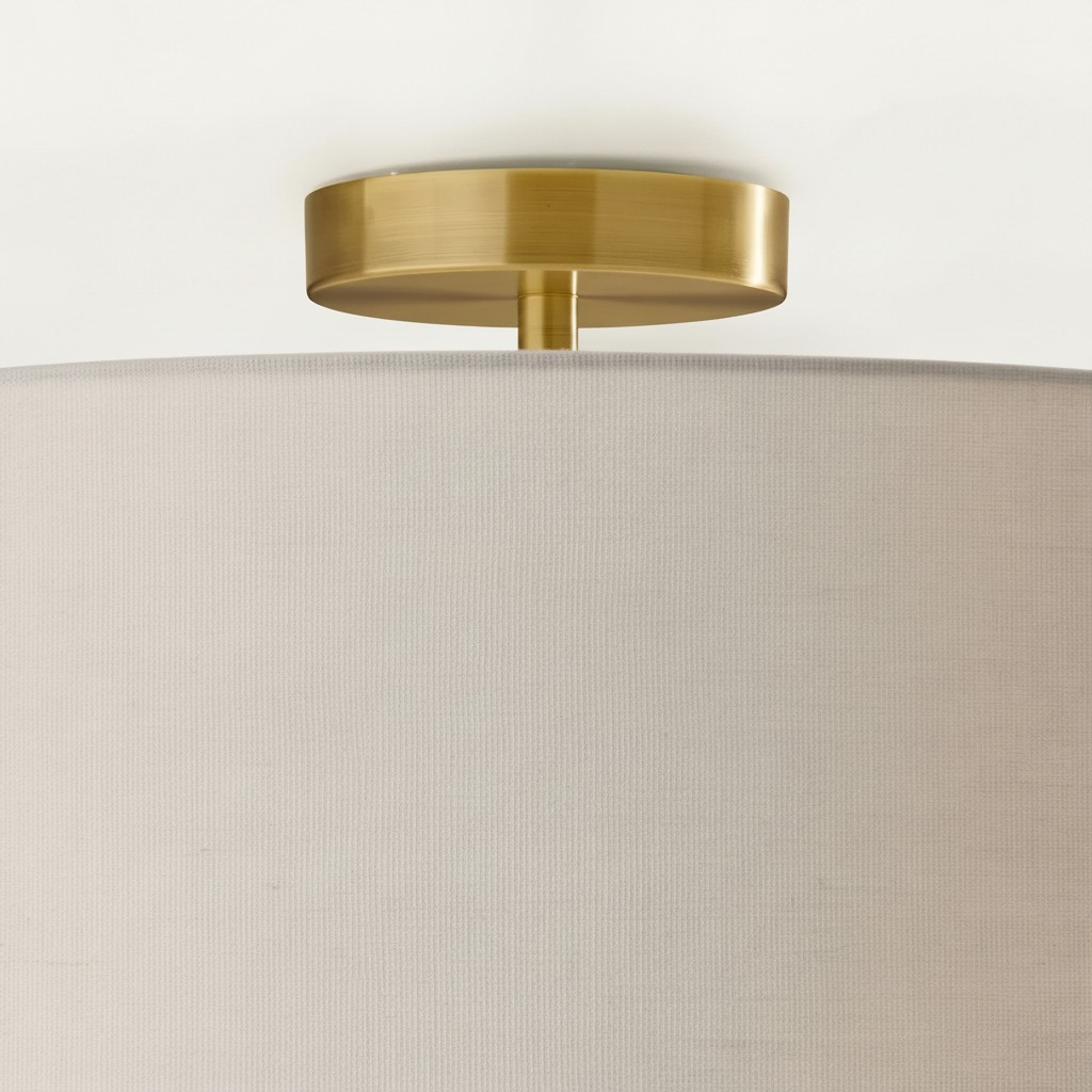 Clear glass shade and filament bulb detail