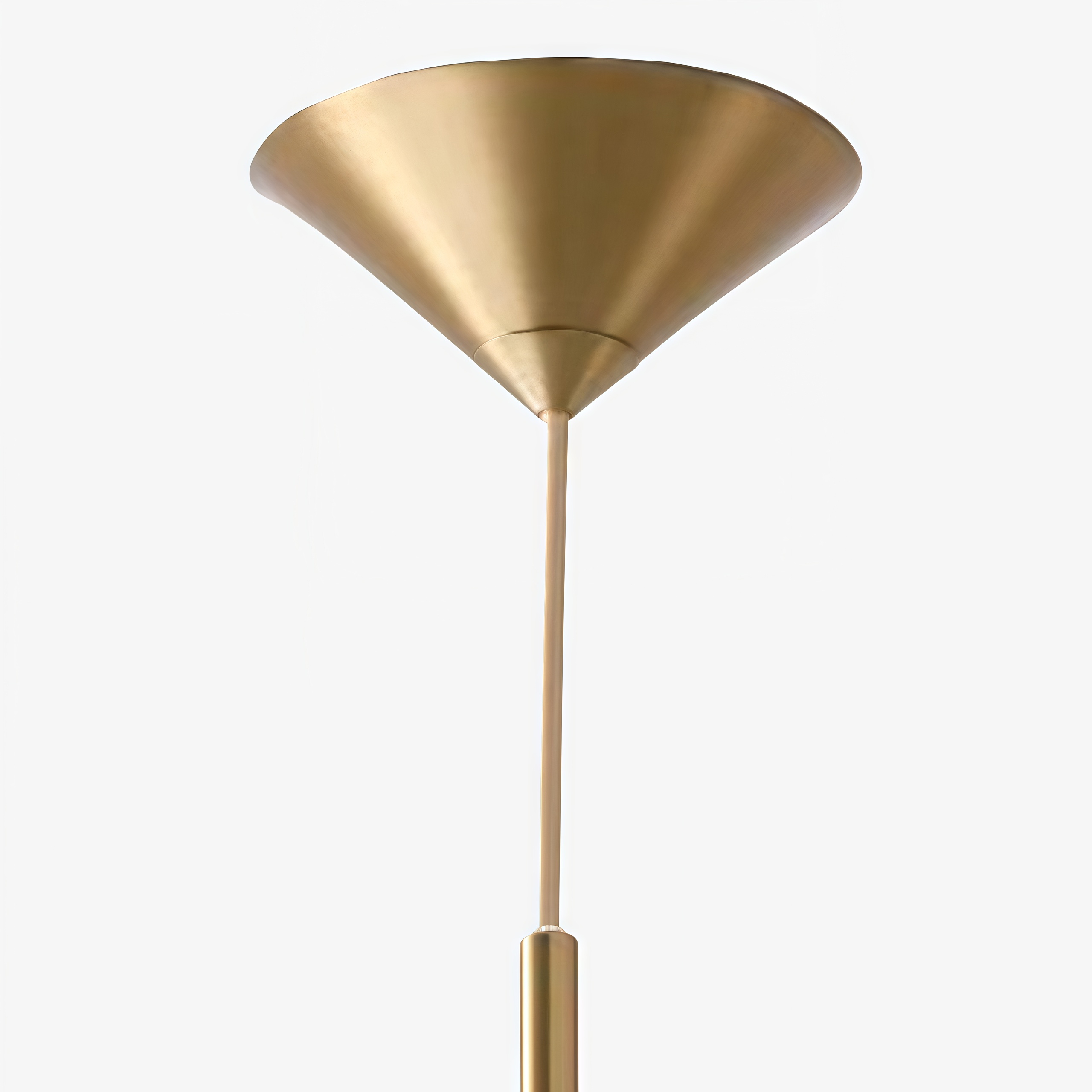 Antique brass Brivana pendant detail