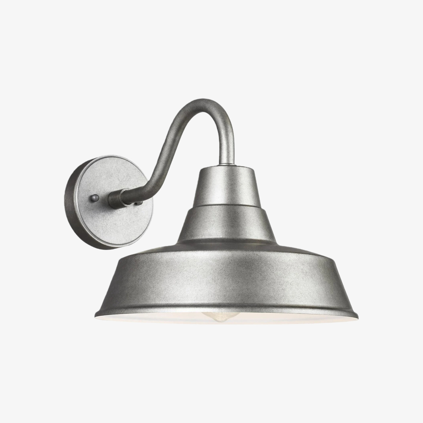 Korvi Aluminum Gooseneck Outdoor Wall Light