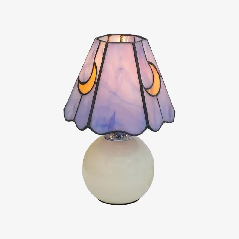 TF Mushroom stained glass table lamp