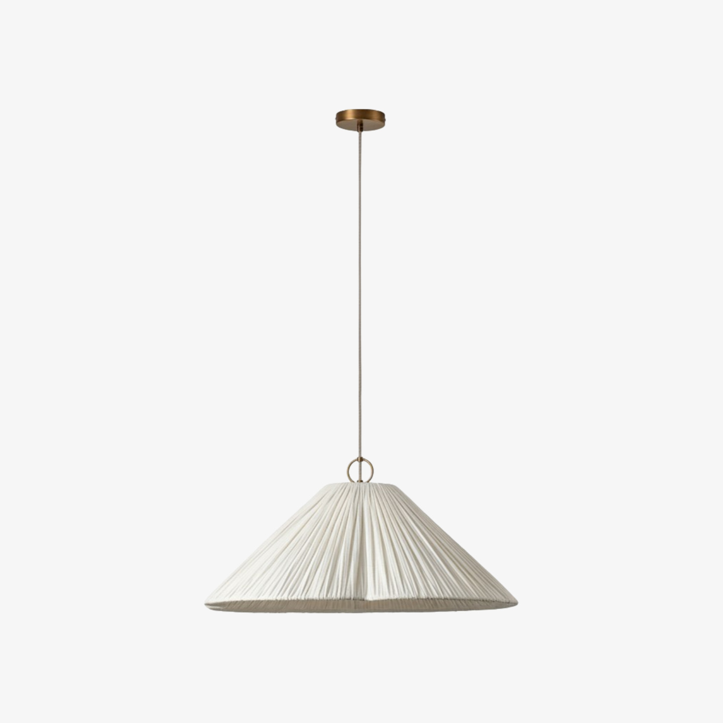 Luminella Oversized Scalloped Pendant Light