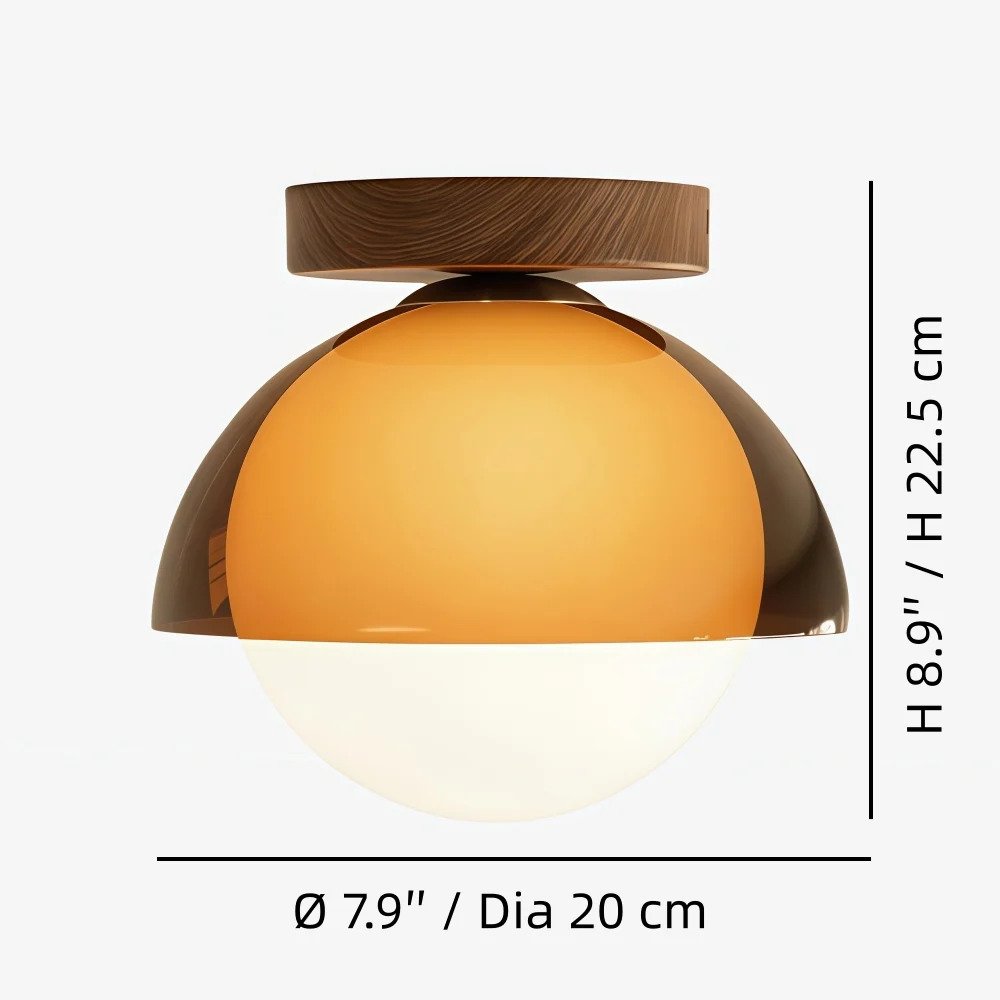 C style ceiling lamp measurement