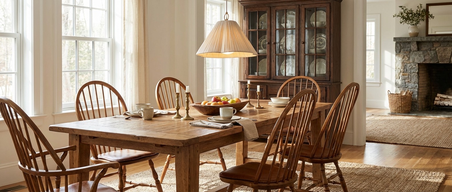 Luminella pendant styled in a calm living space
