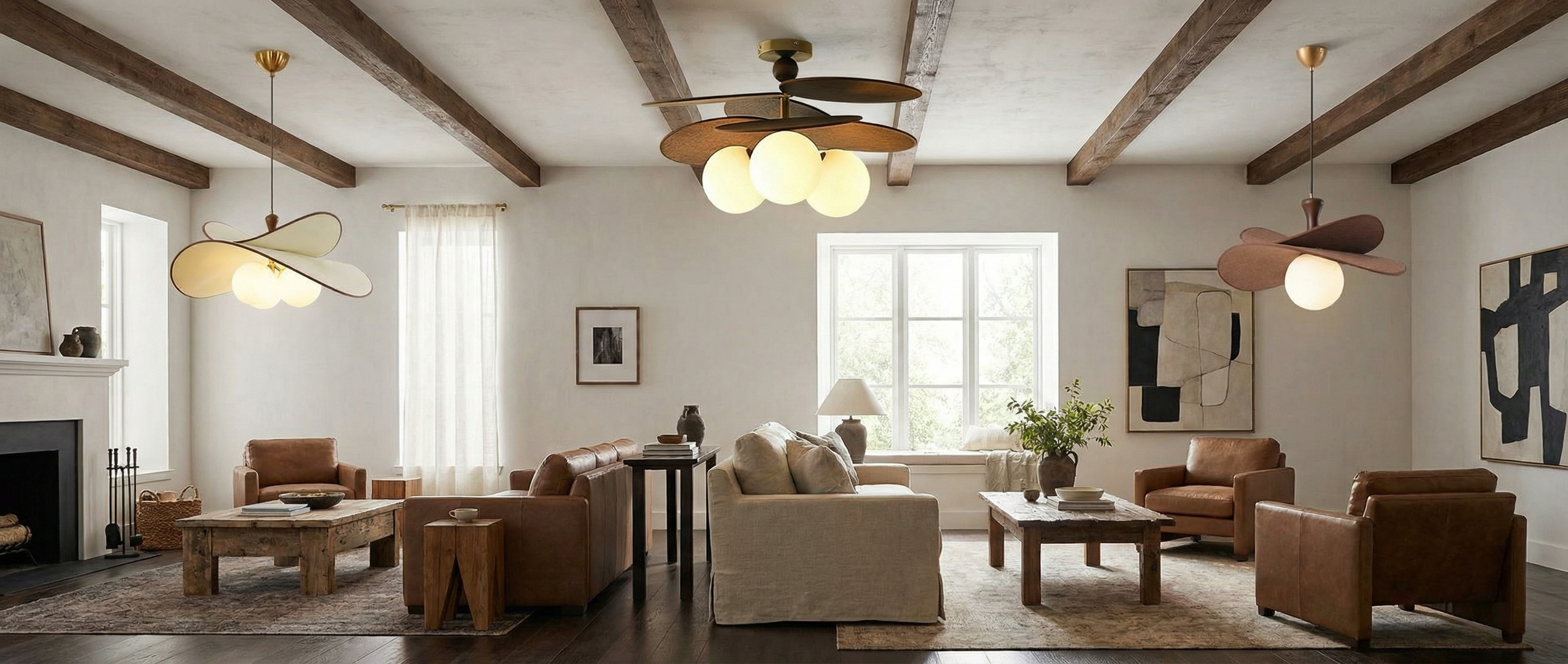 Orrise Collection lighting in a living room