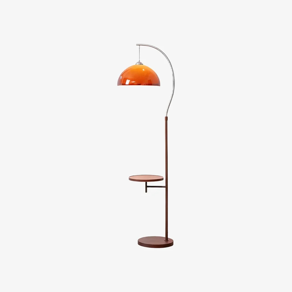 B-Amber-Walnut Color floor lamp