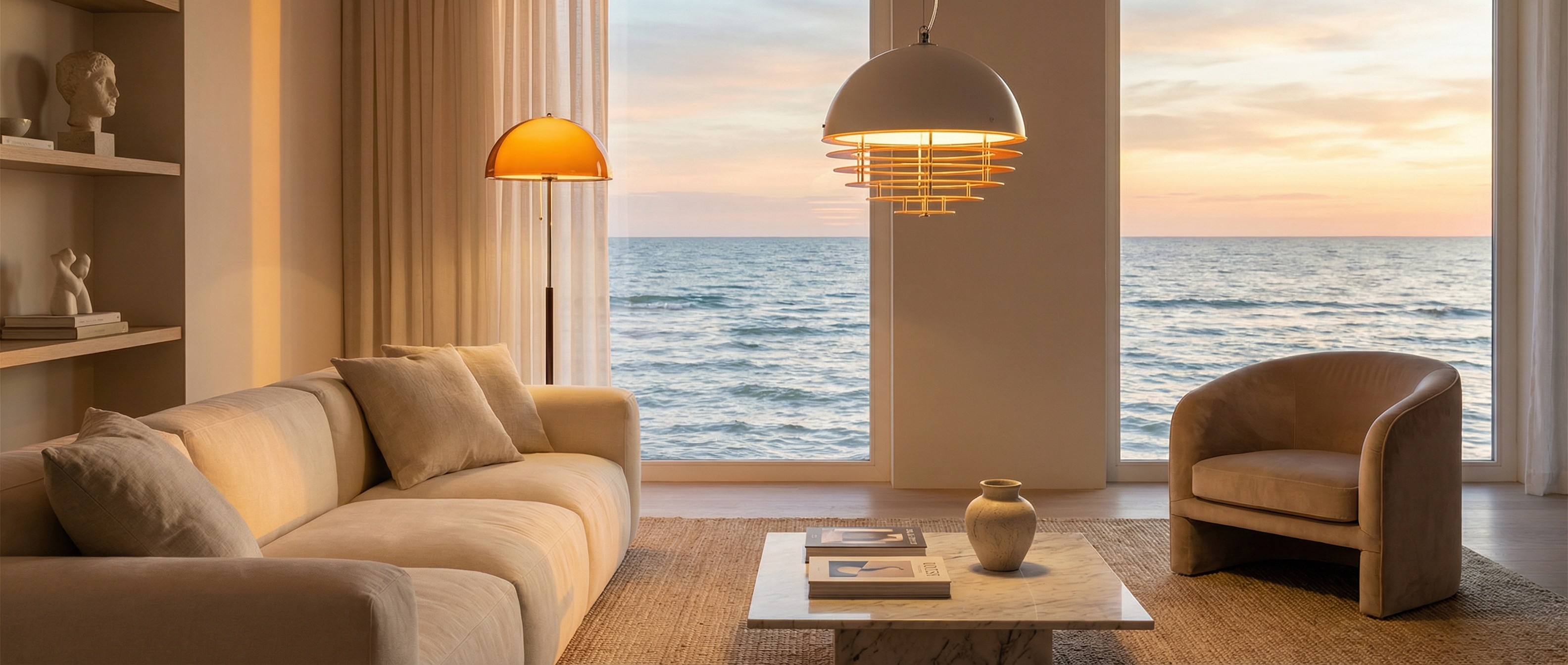 Sunset Collection lighting scene