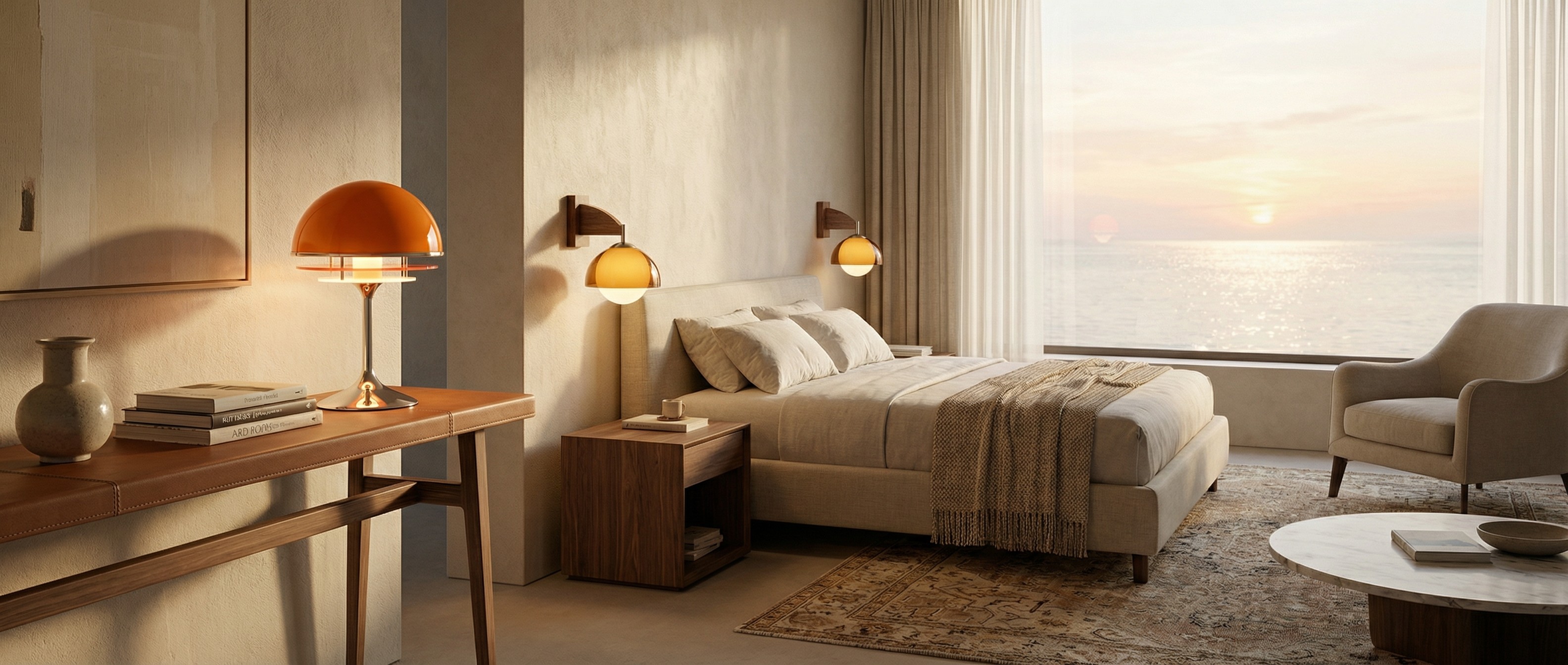 Sunset Collection lighting room scene
