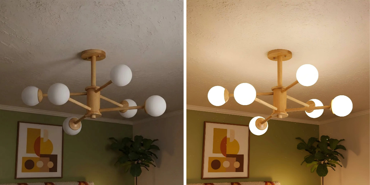 Orrise lamp warm and cool lighting comparison