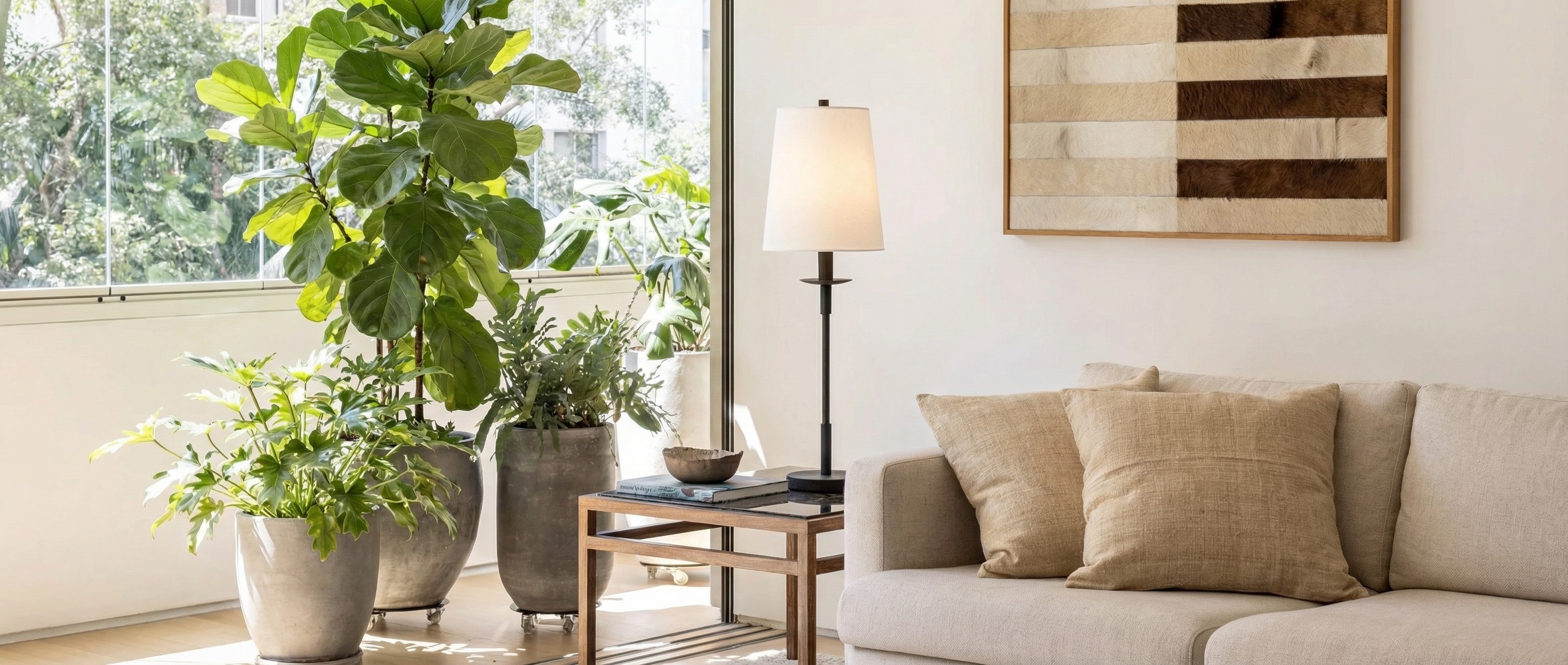 Rowan lamp in a bedroom