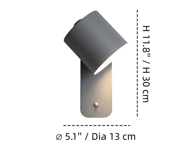 Aurabrova wall sconce dimensions