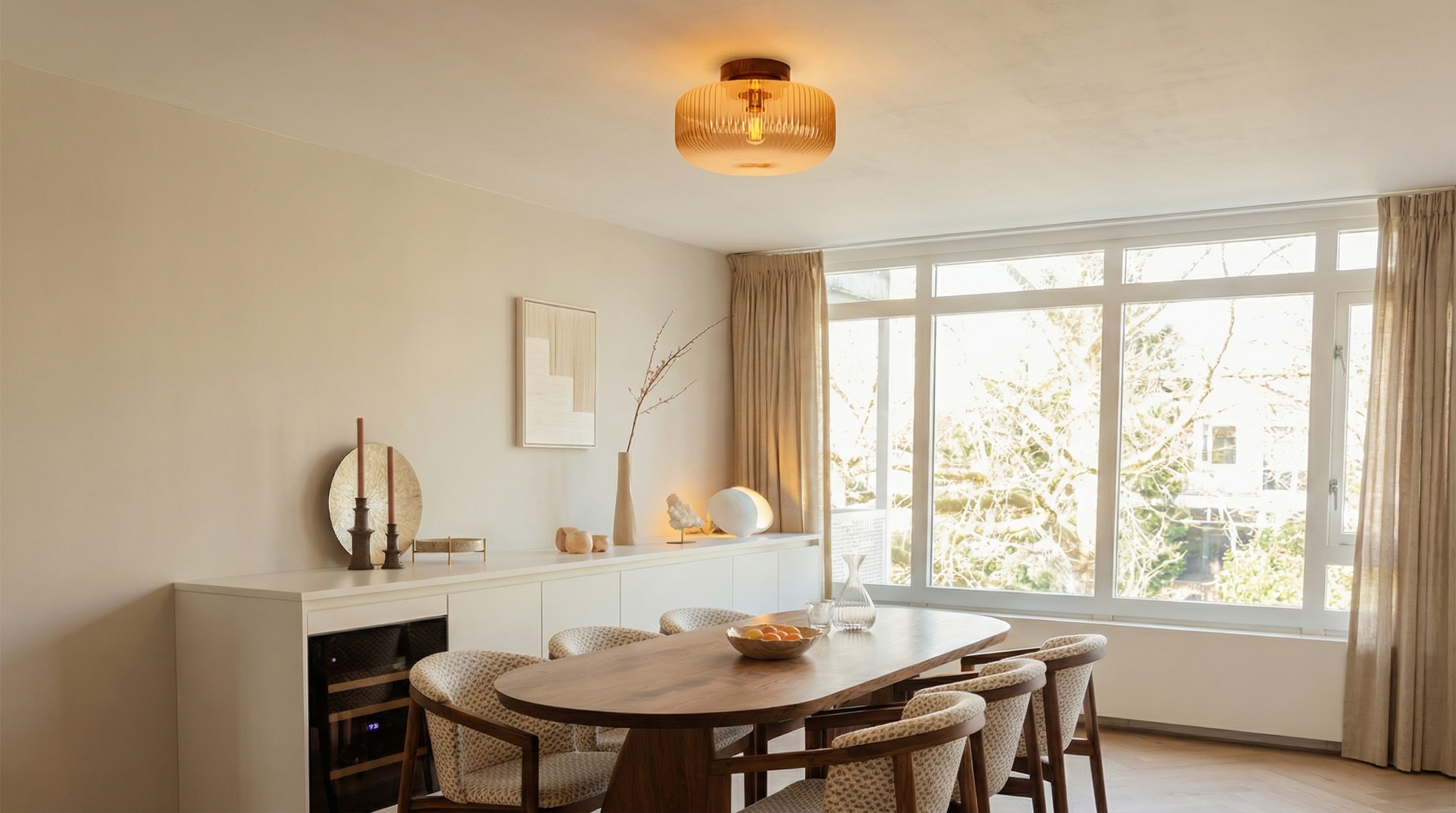 Navello Collection dining room lighting scene