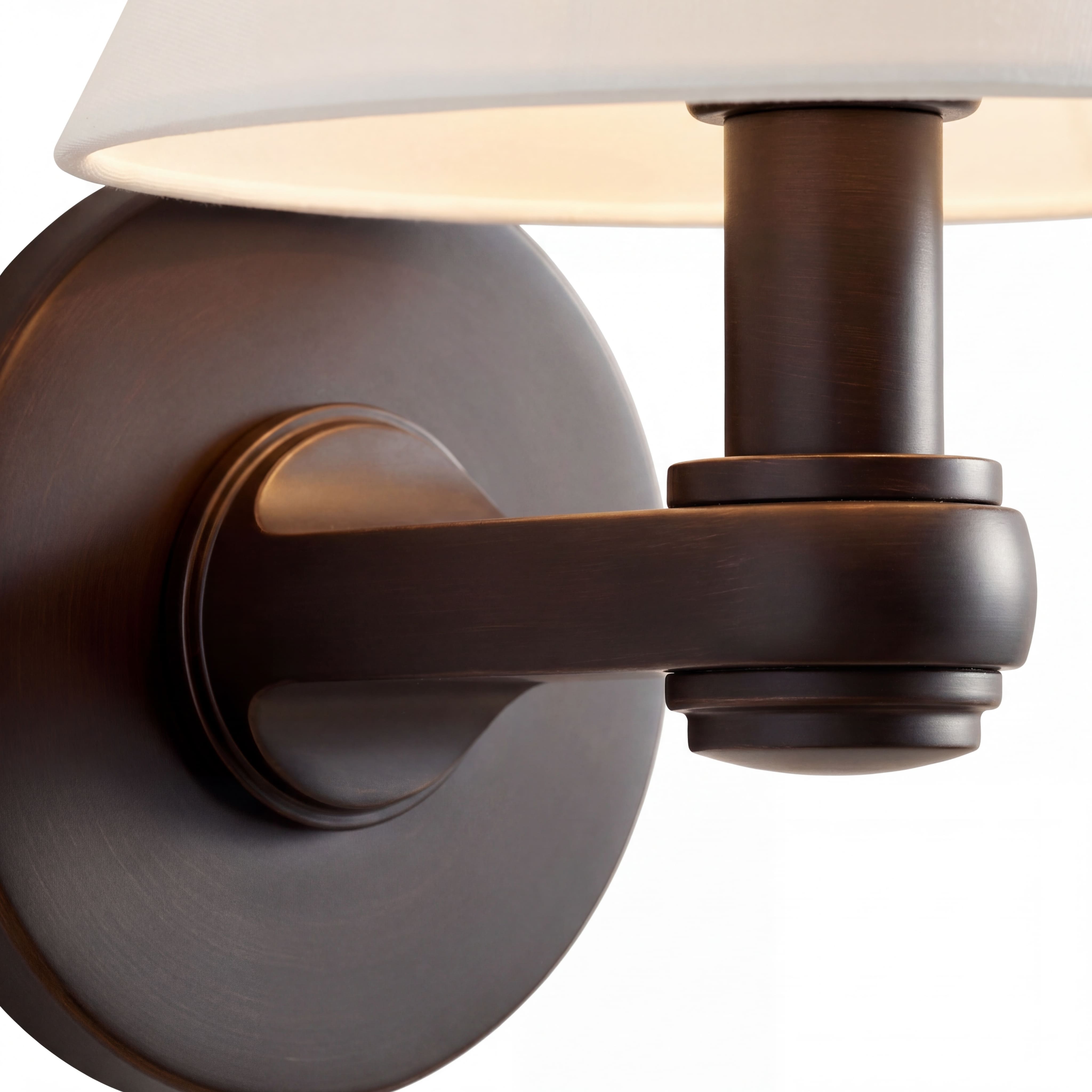 Aged bronze Roven wall sconce detail