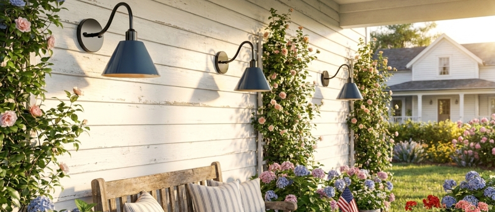 Narix Collection outdoor wall sconces