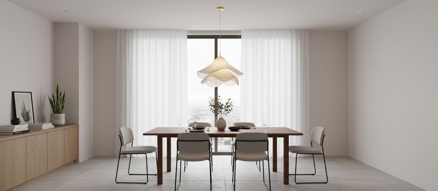 Ethereal Collection dining room lighting scene