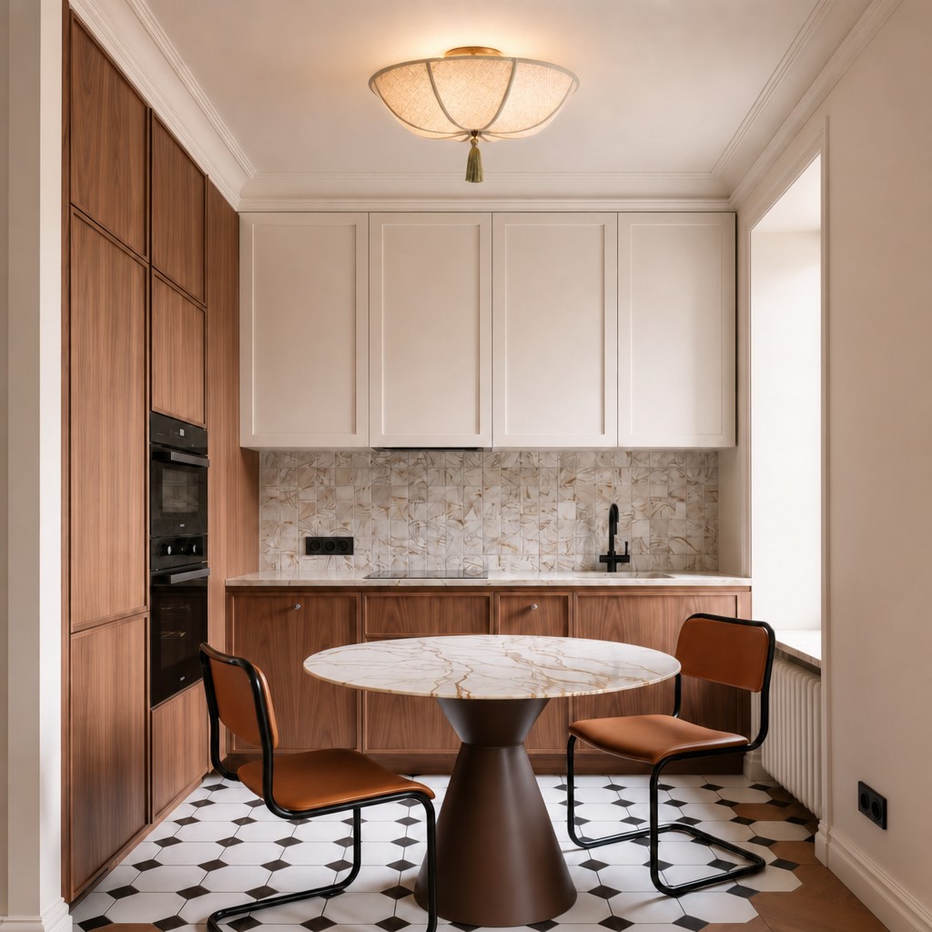 Valoflor ceiling light above a dining nook