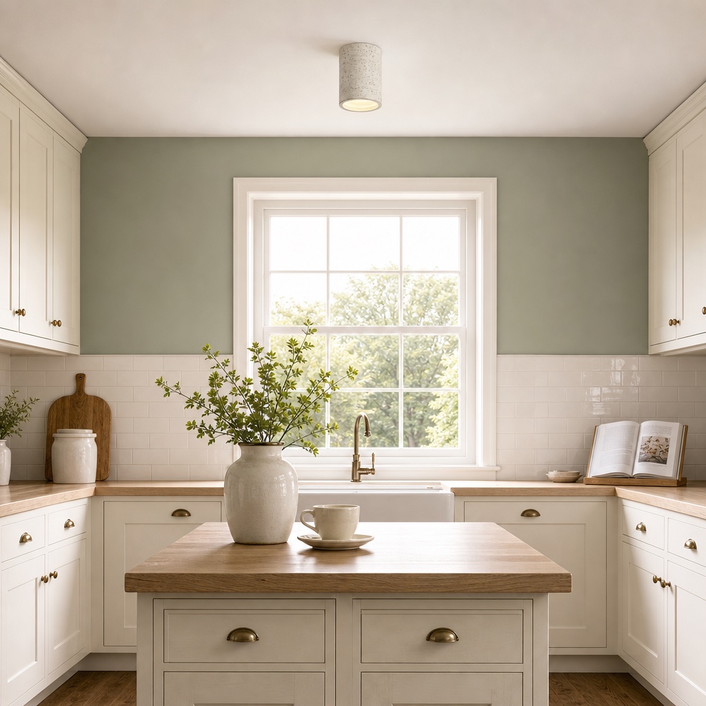 Sabiara ceiling light in a bright kitchen