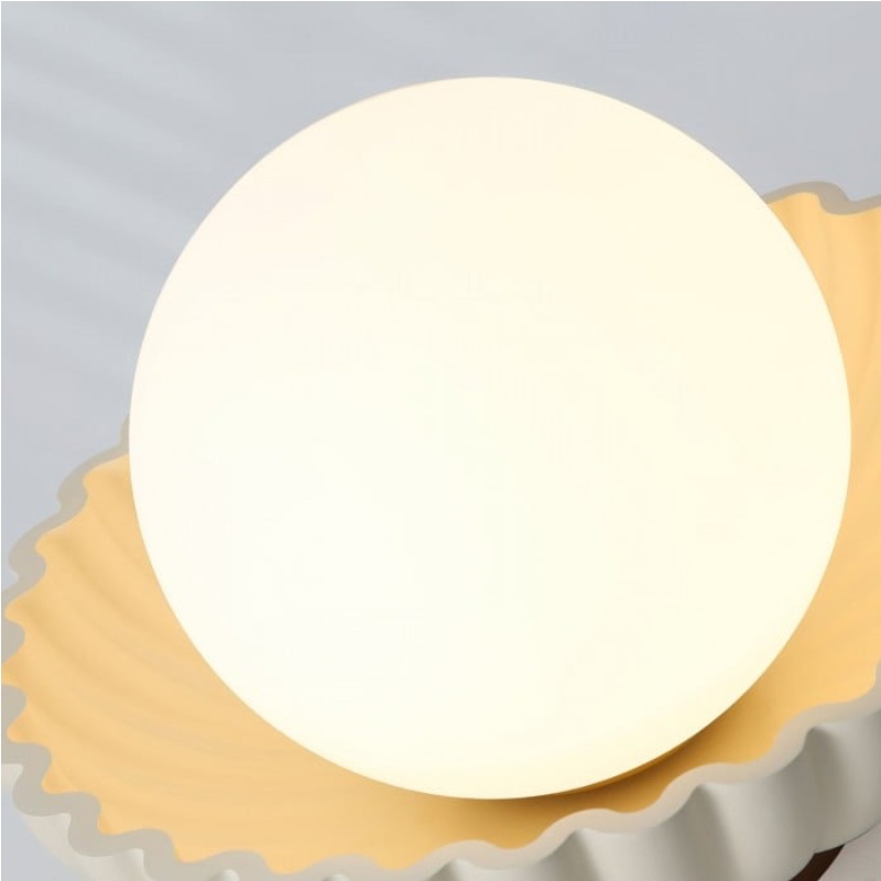 Glowing Orbion glass globe detail