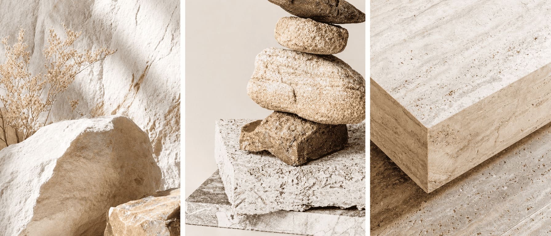 Natural stone pendant material craft scene