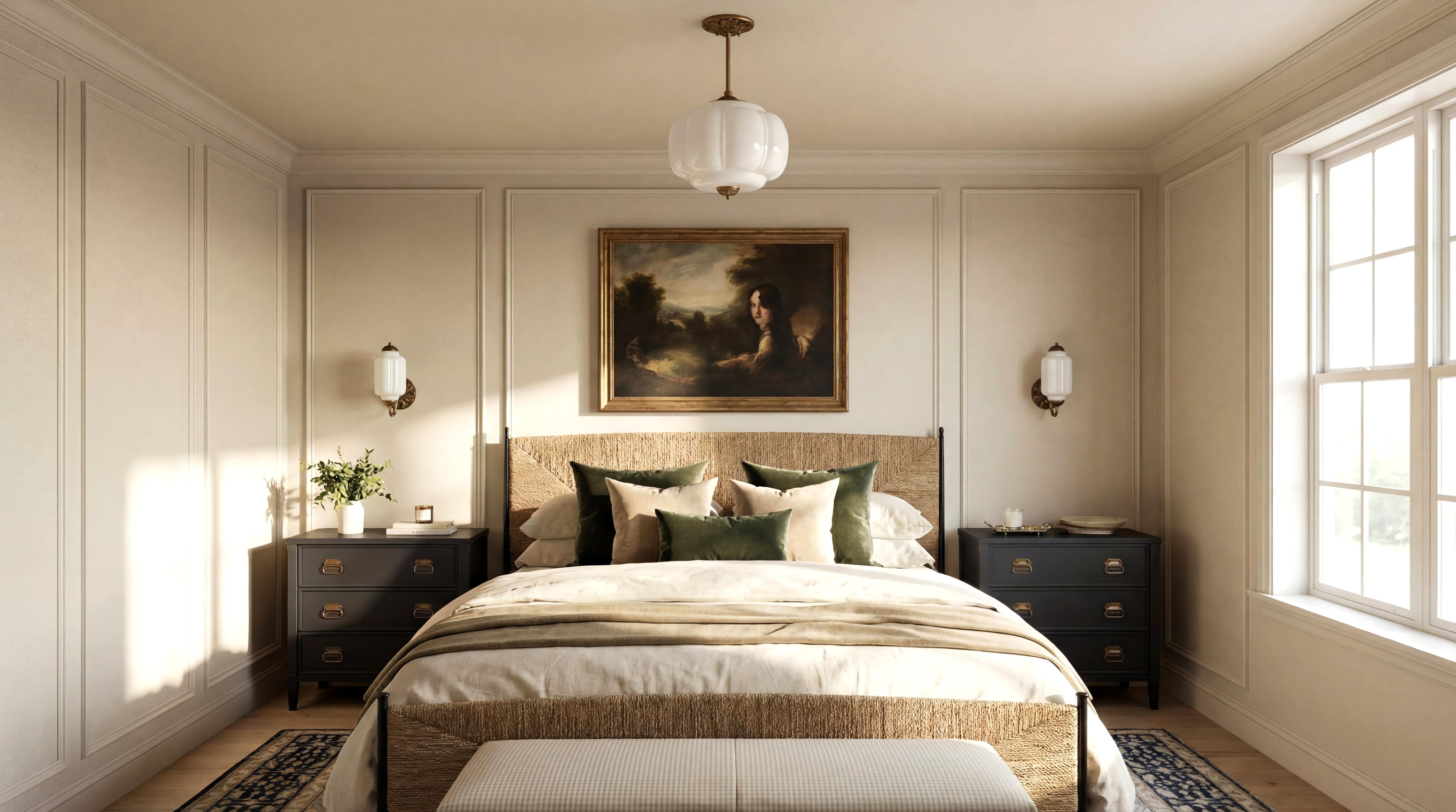 Eloise Collection bedroom lighting scene