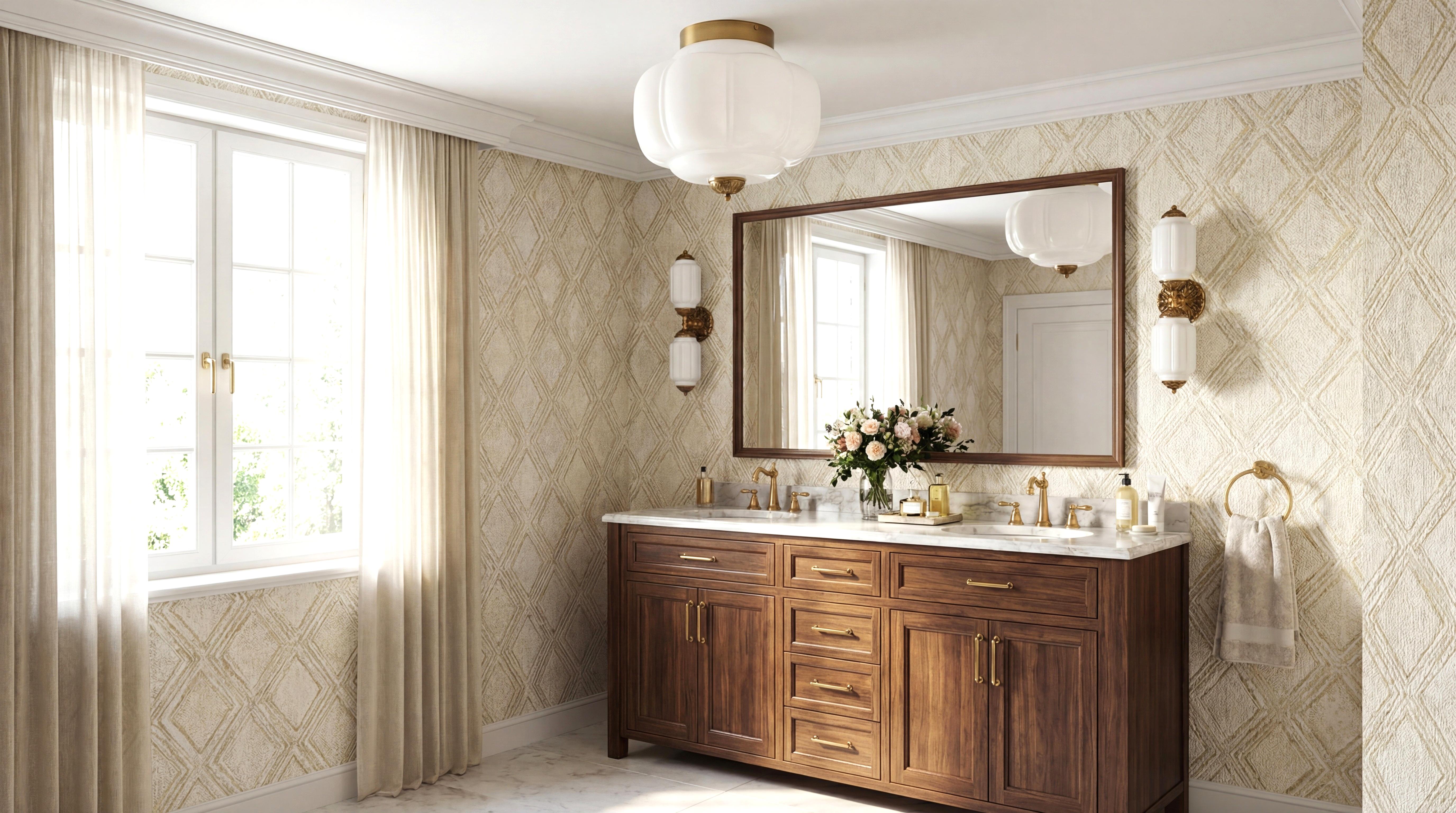 Eloise Collection bathroom lighting scene