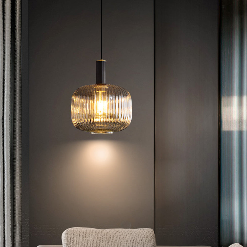Glass Lantern Pendant Light