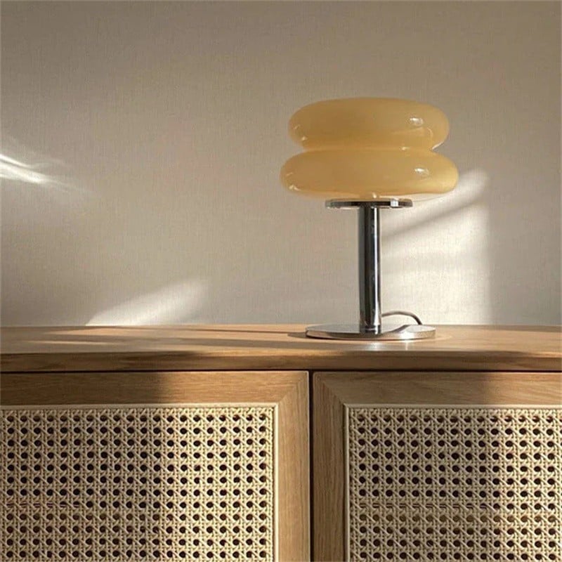 Retro Bauhaus Lollipop Ripple Table Lamp for Bedroom S19