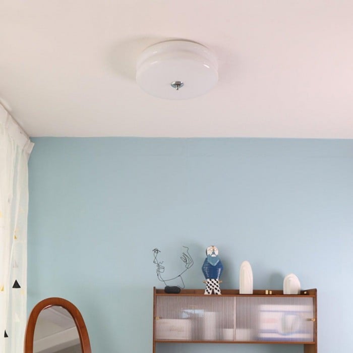 Art Deco Double Layer Disc Ceiling Light S34