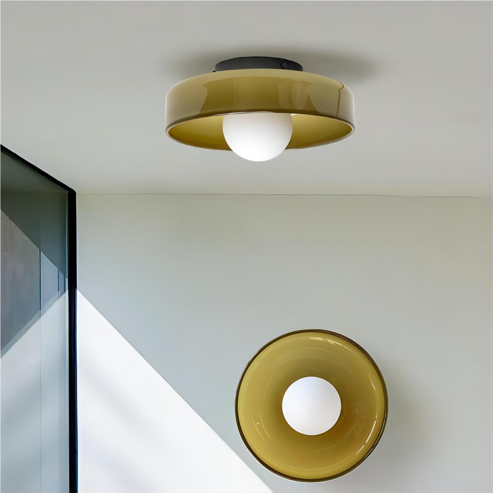 Morandic Disc Orb Wall Lamp Ceiling Lamp S26