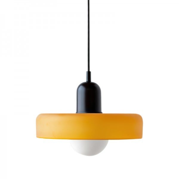 Morandi Disc Orb Glass Pendant Lamp S8